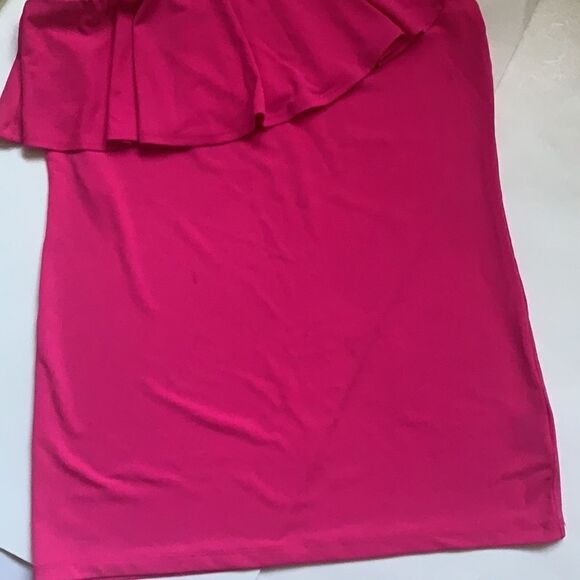 🎀nwt Inc International Concepts Ruffled One-shoulder Top🎀 - Picture 6 of 9